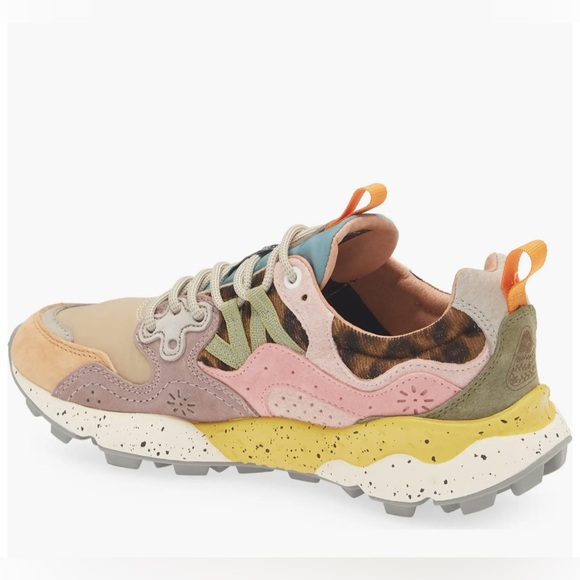 NWT Flower Mountain Yamano 3 Sneaker in Leo Light Mustard - Picture 3 of 14